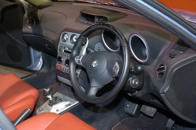 Alfa Romeo 156 Special II at the 2004 Bangkok International Motor Show. Photo: Wisrute Buddhari