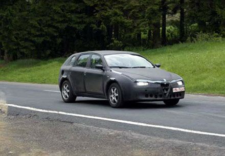 Next generation Alfa Romeo 158 Sportwagon testing