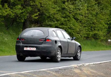 Next generation Alfa Romeo 158 Sportwagon testing