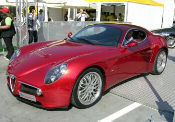 click here for photo gallery of Alfa Romeo 8c Competizione at Imola