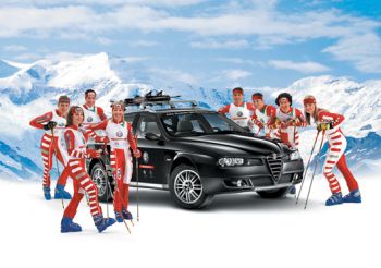 Alfa Romeo with be participating together with the Italian Alpine skiing team in the World Cup, the World Skiing Championships & the Winter Olympics