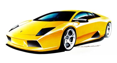 Lamborghini design sketch