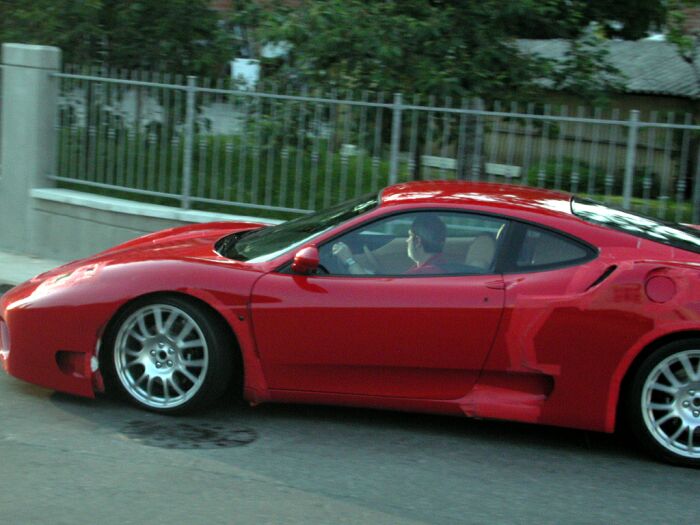 Disguised Ferrari 360 Modena replacement testing