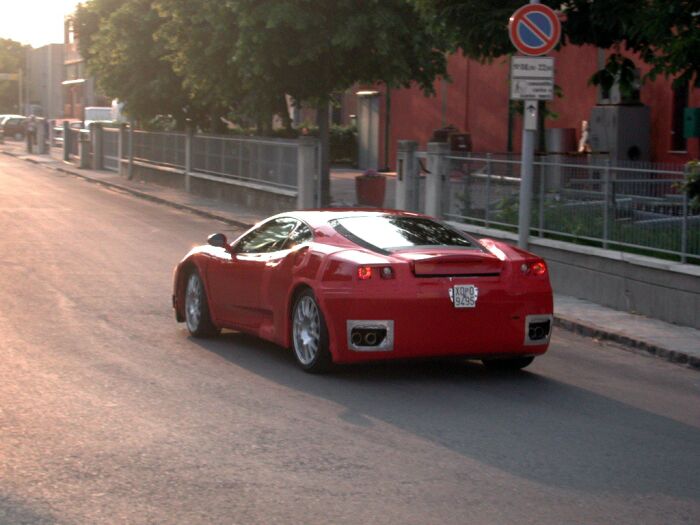 Disguised Ferrari 360 Modena replacement testing