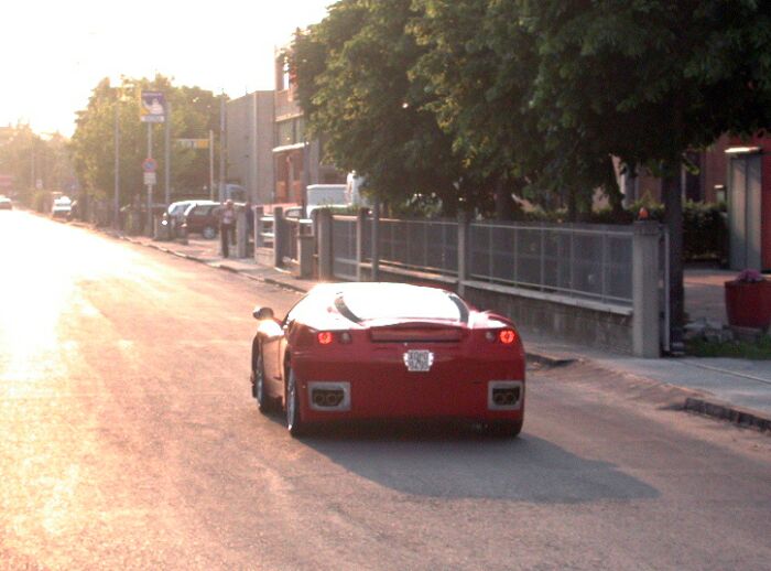 Disguised Ferrari 360 Modena replacement testing