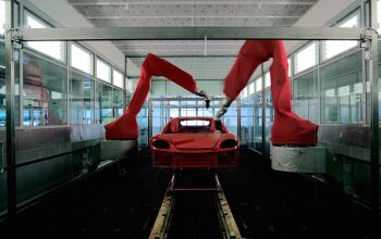 The Ferrari Maserati Group has unveiled two new buildings in the Formula Uomo production facilities redevelopment project at Maranello, the Product Development Centre and the New Paint Technologies Area