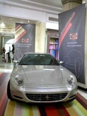 For eight weeks, a brand new Ferrari 612 Scaglietti will take pride of place in a special display area located in the ground floor, adjacent to the Men's Department. The Ferrari is displayed alongside Poltrona Frau's new Regina armchair. Poltrona Frau, Italy's leading brand in the luxury upholstered home, office and contract furnishings market, is the official leather interiors supplier for all Ferrari and Maserati products.