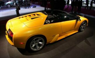 Lamborghini Murcielago Barchetta concept at the 2003 Detroit Motor Show