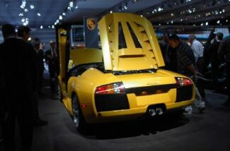 Lamborghini Murcielago Barchetta concept at the 2003 Detroit Motor Show