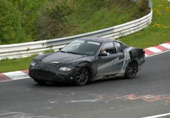 Maserati Spyder prototype testing