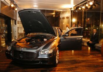 Maserati Quattroporte Chile launch