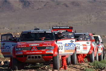 Former Lancia factory rally driver Miki Baision has in recent years become an established Rally-Raid star, last year he drove for Mitsubishi on the legendary Dakar event