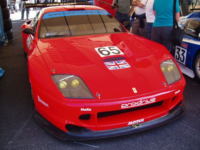 Prodrive Ferrari 550 Maranello at the 2004 Goodwood Festival of Speed