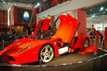 Ferrari's stunning Enzo has made its long-awaited Thai public debut, more than two years after the 6.0-litre V12 powered supercar first appeared in public