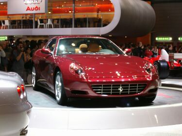 Ferrari 612 Scaglietti at Geneva. Photo: Carlo Ombello.