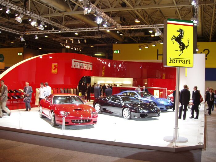 Ferrari at the 2004 Motor Show Live in Birmingham