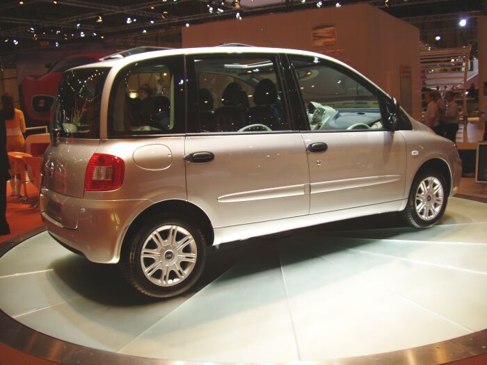 Fiat Multipla at the Motor Show Live at the Birmingham NEC