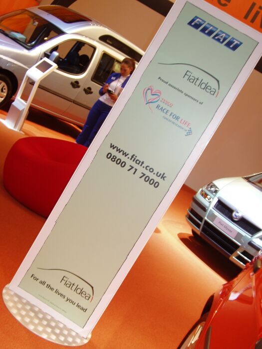 Fiat at the 2004 Motor Show Live in Birmingham
