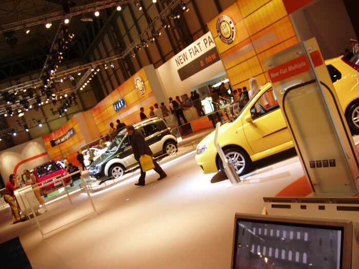 Fiat at the 2004 Motor Show Live in Birmingham