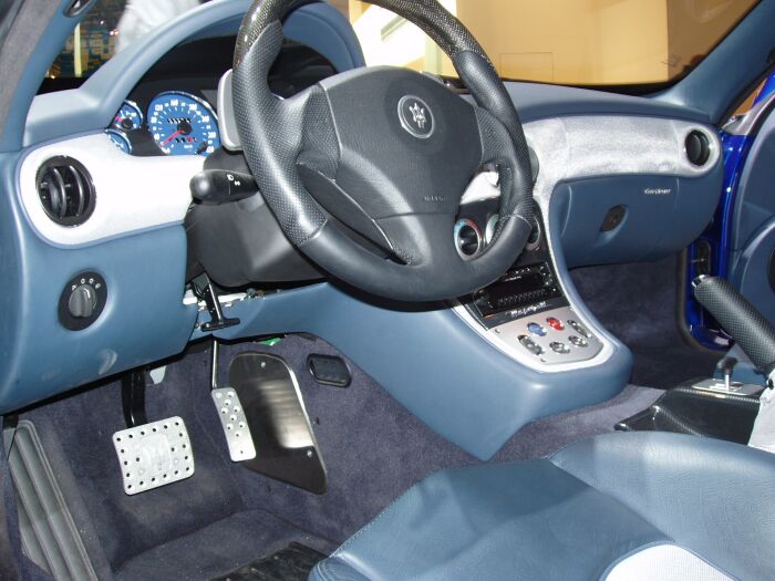 The Maserati GranSport making its UK debut at the Motor Show Live at the Birmingham NEC this week
