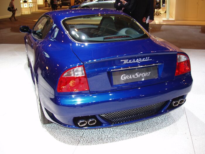 The Maserati GranSport making its UK debut at the Motor Show Live at the Birmingham NEC this week