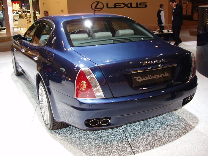 The Maserati Quattroporte makes its 'official' UK debut yesterday at the Motor Show Live in Birmingham