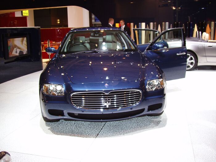 The Maserati Quattroporte makes its 'official' UK debut yesterday at the Motor Show Live in Birmingham