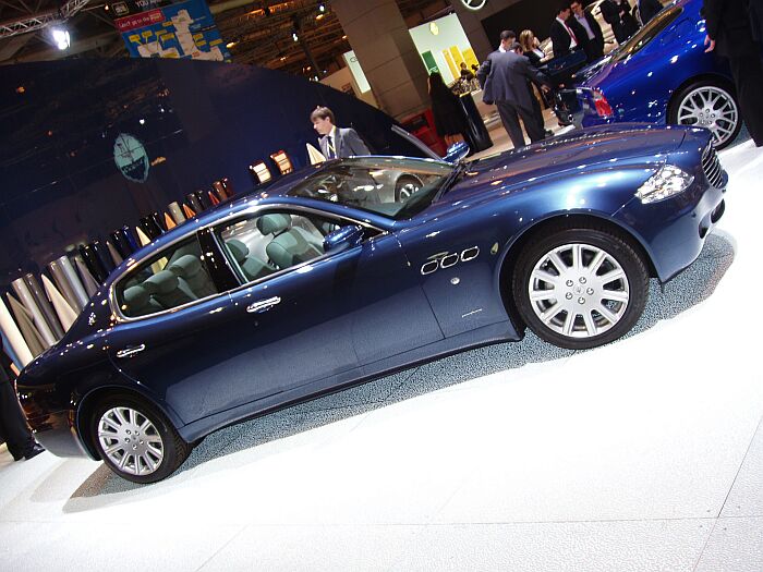 The Maserati Quattroporte makes its 'official' UK debut yesterday at the Motor Show Live in Birmingham
