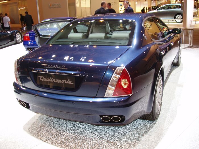 The Maserati Quattroporte makes its 'official' UK debut yesterday at the Motor Show Live in Birmingham