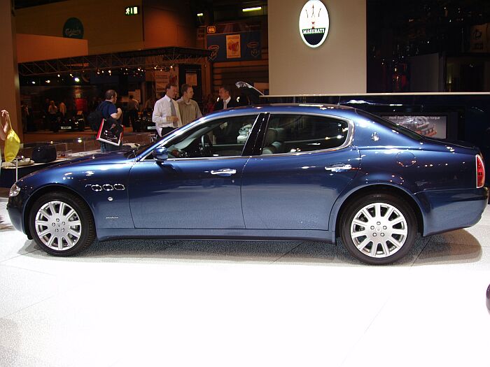 The Maserati Quattroporte makes its 'official' UK debut yesterday at the Motor Show Live in Birmingham