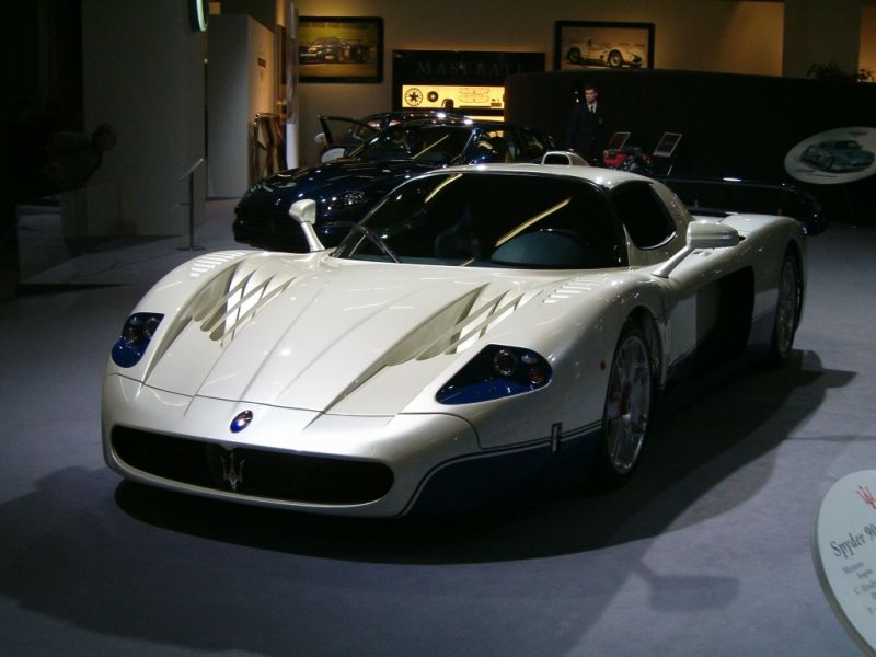 The fearsome road-going version of the Maserati MC12 headlined the Trident marque's sporty line-up at the 29th Bologna Motor Show