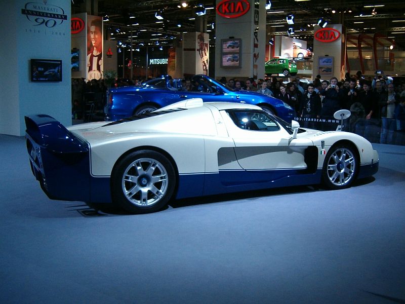 The fearsome road-going version of the Maserati MC12 headlined the Trident marque's sporty line-up at the 29th Bologna Motor Show