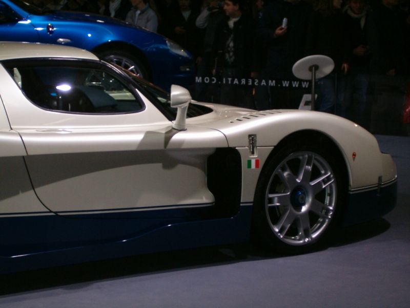 The fearsome road-going version of the Maserati MC12 headlined the Trident marque's sporty line-up at the 29th Bologna Motor Show
