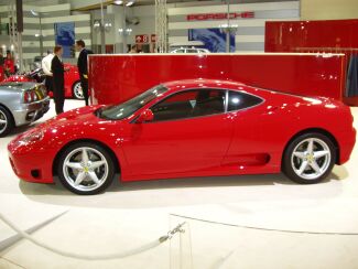 Ferrari 360 Modena at the brussels Motor Show