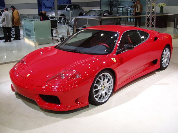 Ferrari at the 2004 Brussels International Motor Show
