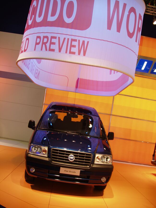 Restyled Fiat Scudo Combi makes its debut at the 2004 Brussels International auto Show