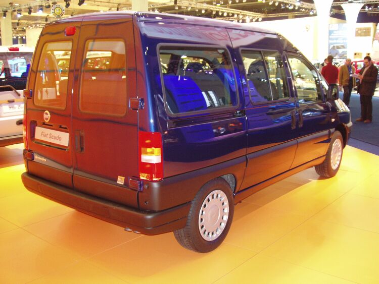 Restyled Fiat Scudo Combi makes its debut at the 2004 Brussels International auto Show