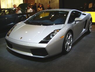 Lamborghini Gallardo at the 2004 Brussels International Motor Show