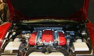 The Ferrari 612 Scaglietti is unveiled at the Detroit Auto Show