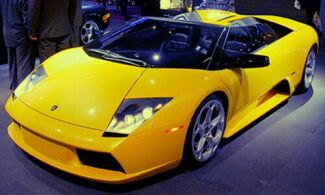 The prototype Lamborghini Murcielago Barchetta was shown at the 2003 Detroit Motor Show