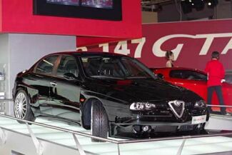 Autodelta Alfa Romeo 156 GTAm prototype at the 2002 Bologna Motor Show