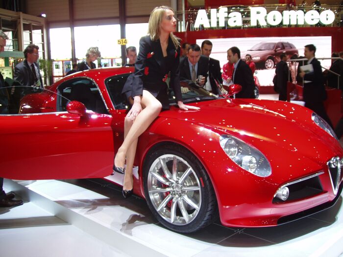 Alfa Romeo 8c Competizione at the 2004 Geneva Salon