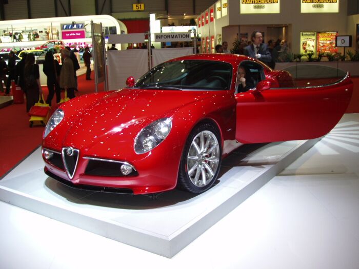 Alfa Romeo 8c Competizione at the 2004 Geneva Salon