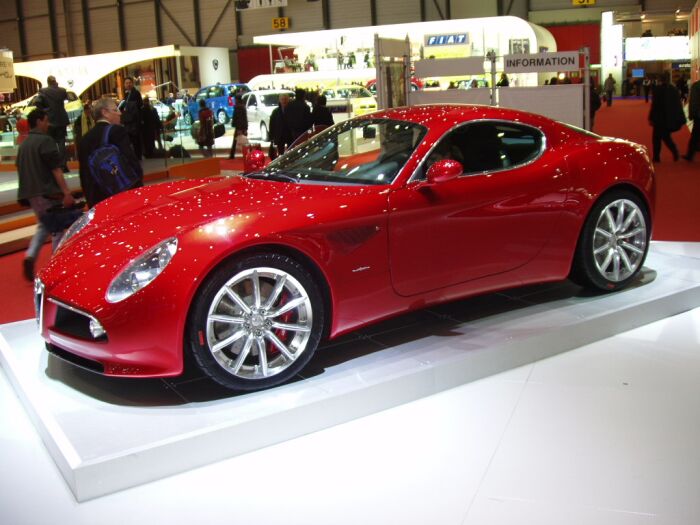 Alfa Romeo 8c Competizione at the 2004 Geneva Salon