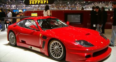 Ferrari 575 GTC racer at the 74th Geneva Salon last week