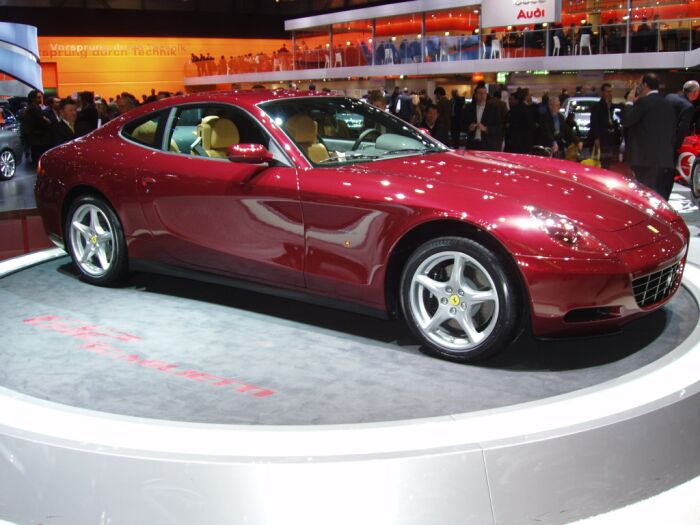 The Ferrari 612 Scaglietti receives its World Premiere at the Geneva Motor Show 