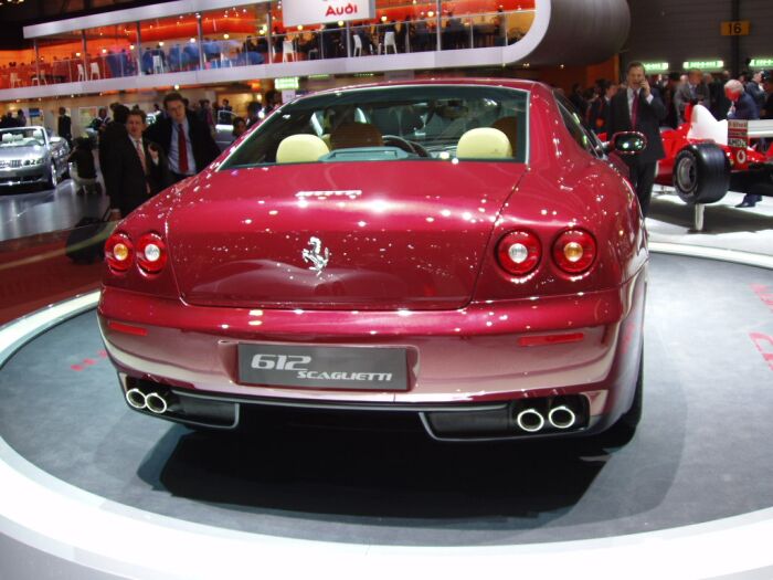 The Ferrari 612 Scaglietti receives its World Premiere at the Geneva Motor Show 