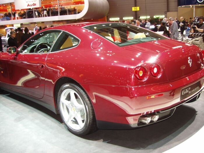 The Ferrari 612 Scaglietti receives its World Premiere at the Geneva Motor Show 