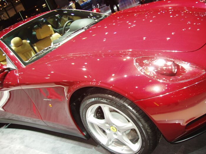 The Ferrari 612 Scaglietti receives its World Premiere at the Geneva Motor Show 
