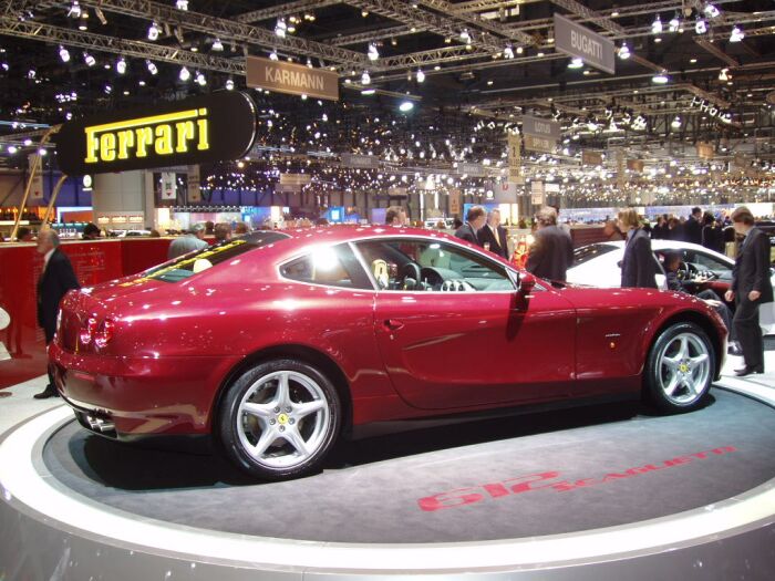 The Ferrari 612 Scaglietti receives its World Premiere at the Geneva Motor Show 